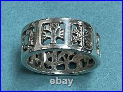 James Avery Sterling Silver Four Seasons Ring Size 7 Retired