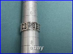 James Avery Sterling Silver Four Seasons Ring Size 7 Retired