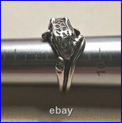 James Avery Sterling Silver Frog Ring Size 9 Retired