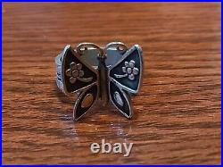 James Avery Sterling Silver Mariposa Butterfly Ring Size 7