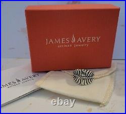 James Avery Sterling Silver Mimosa Leaf Ring Retired Size 7 1/2 Beautiful