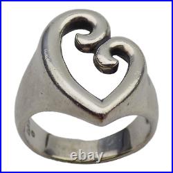 James Avery Sterling Silver Mothers Love 19mm Size6 Ring 6.3gr #1774