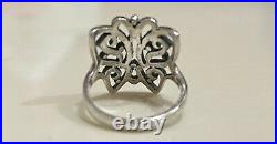 James Avery Sterling Silver Open Butterfly Ring Size 7 Retired