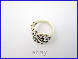 James Avery Sterling Silver Open Sorento Ring Size 6 Scroll Retired