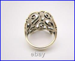 James Avery Sterling Silver Open Sorento Ring Size 6 Scroll Retired