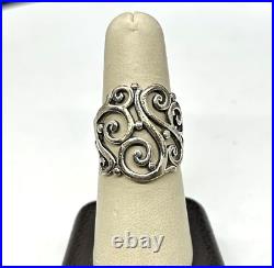 James Avery Sterling Silver. Open Sorrento Scroll Ring