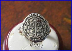 James Avery Sterling Silver PIECES OF EIGHT (8) RING Size 7 Retired