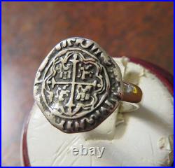 James Avery Sterling Silver PIECES OF EIGHT (8) RING Size 7 Retired