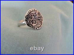 James Avery Sterling Silver Pieces Of Eight Ring Size 8