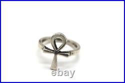 James Avery Sterling Silver Retired Ankh Ring Size 9