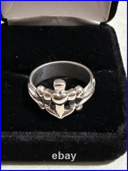 James Avery Sterling Silver Retired Faith Hope Love Anchor Heart Ring Sz 6 James Avery Sterling Silver Retired Faith Hope Love Anchor Heart Ring Sz 6