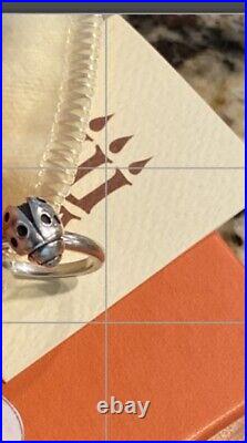 James Avery Sterling Silver Retired Lady Bug Ring Size 5
