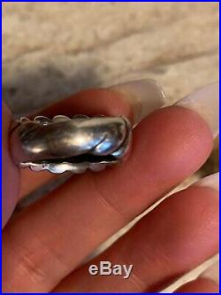 James Avery Sterling Silver Retired Ring & Earring set Wave