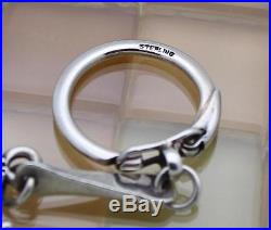James Avery Sterling Silver Saint Christopher Key Ring, 42.7 Grams. RETIRED