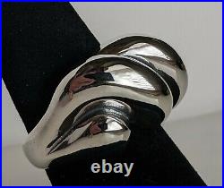 James Avery Sterling Silver Sisterhood Ring 13.7g Sz 7.25 Excellent Condition