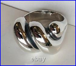 James Avery Sterling Silver Sisterhood Ring 13.7g Sz 7.25 Excellent Condition