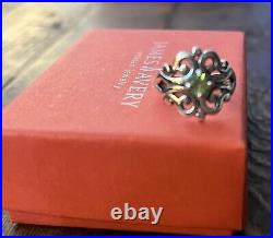 James Avery Sterling Silver Spanish Lace Birthstone Ring Garnet, Size 7