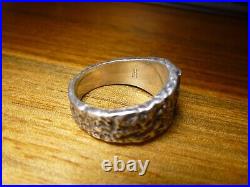 James Avery Sterling Silver Textured Cross Ring Size 9.75 Retired