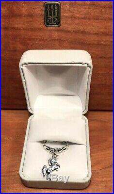 James Avery Sterling Silver Unicorn Dangle Twisted Wire Ring Size 6 ULTRA RARE