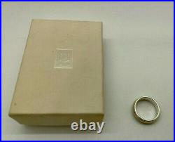 James Avery Sterling and 14k Gold Simplicity Band SIZE 6.5