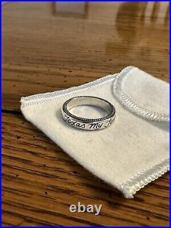 James Avery Texas My Texas 1836 Retired Sterling Silver Ring