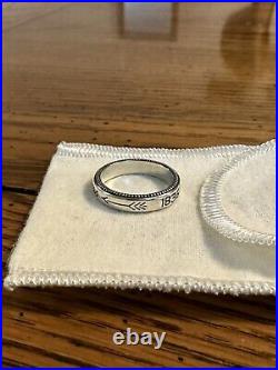 James Avery Texas My Texas 1836 Retired Sterling Silver Ring