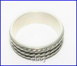James Avery Triple Rope Band RARE Retired Sterling Silver Ring Size 10