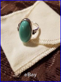 James Avery Turquoise Oval Ring