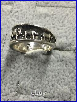 James Avery Two By Two Noah's Ark 925 Ring Size 5.75 (WW11/111)