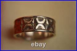 James Avery Unknown Design Sterling Silver Wedding Band Retired Size 11