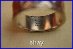James Avery Unknown Design Sterling Silver Wedding Band Retired Size 11