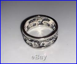 James Avery Vintage Retired Unicorn Ring Sterling Silver Size 7.5 HTF RARE