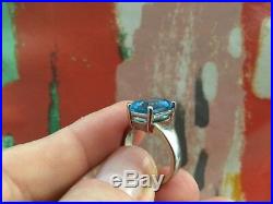 James Avery Womens Size 5 Bella Blue Topaz Special Made With White Gold Ring