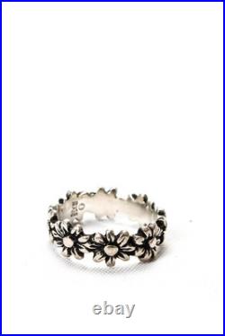 James Avery Womens Sterling Silver Margarita Daisy Flower Ring Size 5.5 3.1g