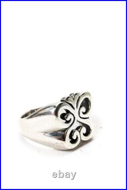 James Avery Womens Sterling Silver Open Spring Butterfly Ring Size 6 8.6g James Avery Womens Sterling Silver Open Spring Butterfly Ring Size 6 8.6g