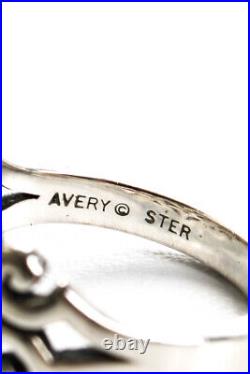 James Avery Womens Sterling Silver Scrolled Heart Ring 4g Size 6.25