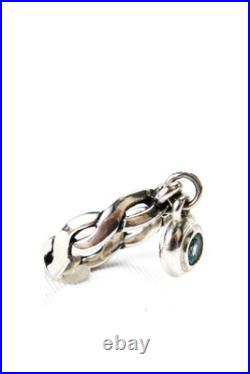 James Avery Womens Sterling Silver Topaz Dangle Ring Size 2.5 2.5g James Avery Womens Sterling Silver Topaz Dangle Ring Size 2.5 2.5g