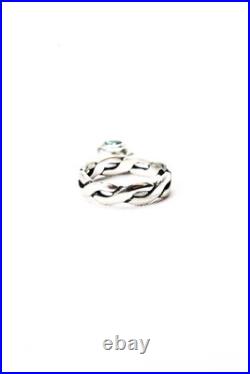 James Avery Womens Sterling Silver Topaz Dangle Ring Size 2.5 2.5g James Avery Womens Sterling Silver Topaz Dangle Ring Size 2.5 2.5g