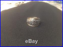 James Avery fleur De Lis ring 14k yellow gold and 925