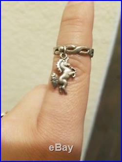 James Avery hard to find very rare unicorn ring authentic retired