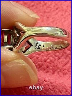 James Avery retired pink scrolled heart ring size 7.5