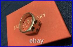 James avery ring cross for man 925 Sterling silver size 13 1/2