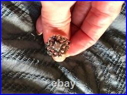 James avery spanish lace ring size 7 with lab created white sapphire was $275