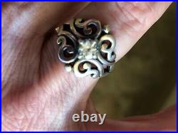 James avery spanish lace ring size 7 with lab created white sapphire was $275