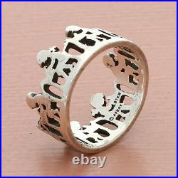 James avery sterling silver retired school children band ring size 6.5