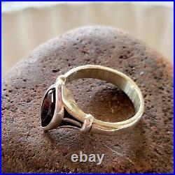 RARE James Avery Garnet Marquise Ring NEAT Piece withOrig. JA Box and Pouch