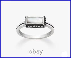 RARE James Avery Mother Of Pearl Ring 925 Sterling Silver RETIRED