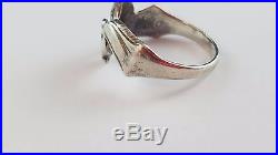 RARE RETIRED James Avery Sterling Silver Double Horse Head Ring Sz 8.75 FREESHIP