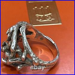 RARE RETIRED James Avery Tree Branch Openwork Dome Ring Sterling Silver