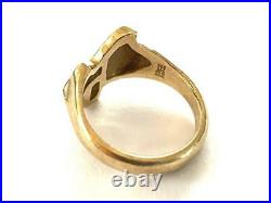 RARE Retired JAMES AVERY 14K Yellow Gold STATE OF TEXAS Ring Sz 6